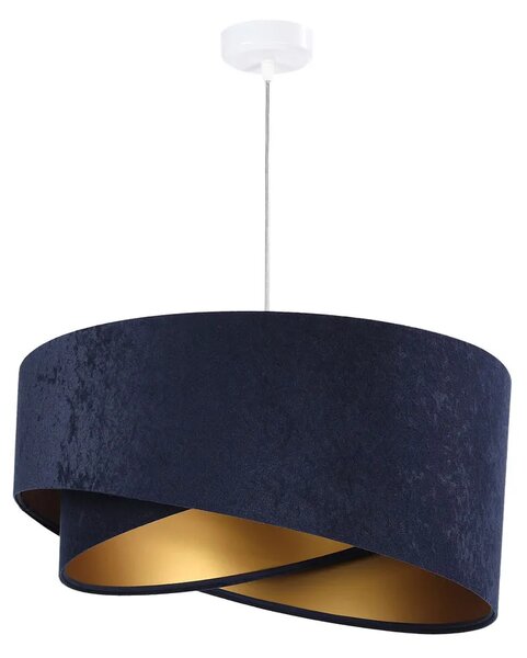 Granatowo-złota lampa wisząca glamour - EX985 E8-L48
