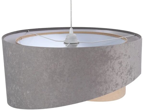 Szaro-biała lampa wisząca nad stół - EX987 T0-E35
