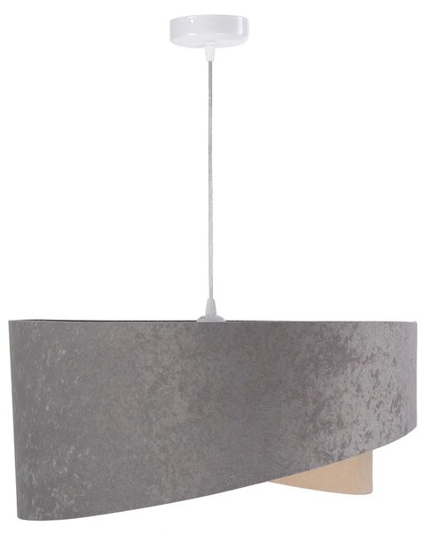 Szaro-biała lampa wisząca nad stół - EX987 T0-E35