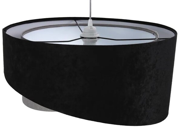 Czarno-szara nowoczesna lampa wisząca - 3X EX986 R6-W83