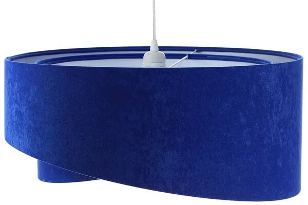 Niebiesko-biała asymetryczna lampa wisząca - 7X EX989 B4-T96