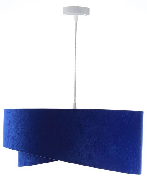 Niebiesko-biała asymetryczna lampa wisząca - 7X EX989 B4-T96