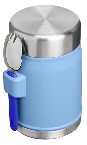 Niebieski termos na jedzenie ze stali nierdzewnej 400 ml Legendary Food Jar + Spork Blue Sky – Stanley