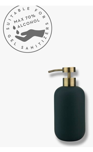 Antracytowy ceramiczny dozownik do mydła 200 ml Lotus – Mette Ditmer Denmark