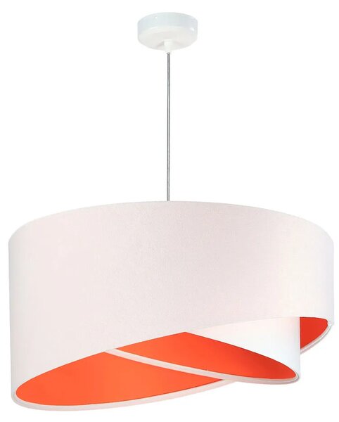 Biało pomarańczowa skandynawska lampa wisząca 22X EX990 A6-R07