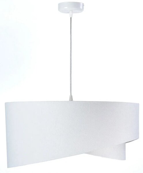 Biało-bordowa asymetryczna lampa wisząca - EX990 B6-N28