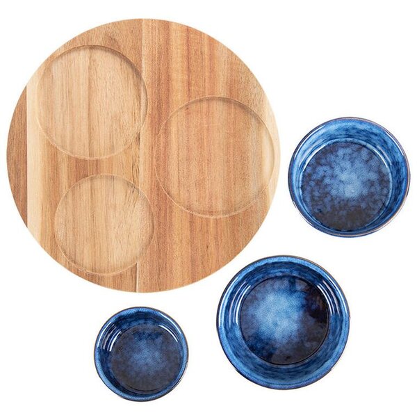 Zestaw ceramiczny do serwowania 4 szt
