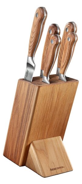 Zestaw noży ze stojakiem 5 szt. Feelwood – Tescoma