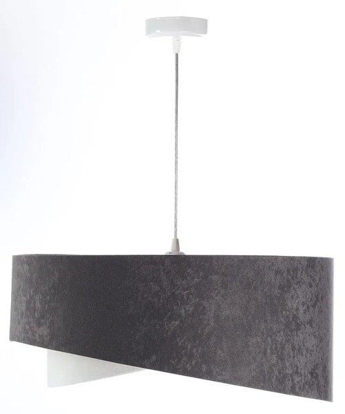Grafitowo-biała lampa wisząca glamour- EX992 L7-A78