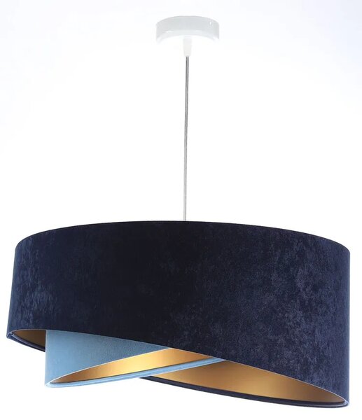 Granatowo-złota lampa wisząca glamour - EX994 H2-N56