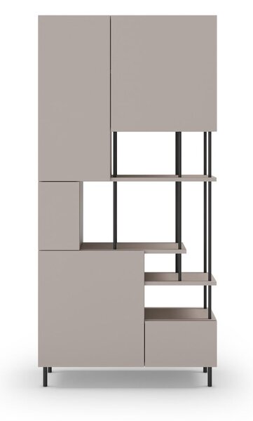 Kremowy regał 84x175 cm Perla – Marckeric