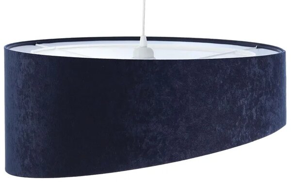 Granatowo-biała lampa wisząca nad stół - EX995 T8-C20