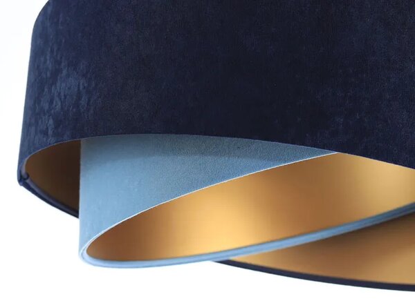 Granatowo-złota lampa wisząca glamour - EX994 H2-N56