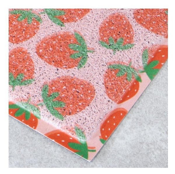 Wycieraczka z PVC 40x70 cm Pink Strawberry – Artsy Doormats