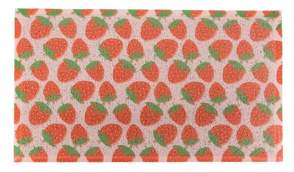 Wycieraczka z PVC 40x70 cm Pink Strawberry – Artsy Doormats