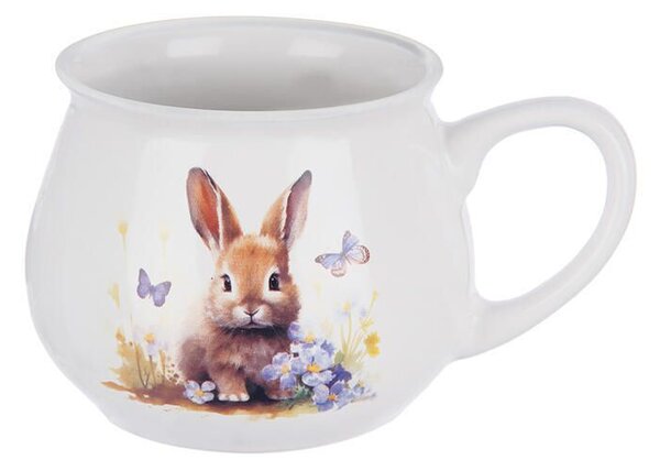 Zestaw kubków ceramicznych WIOSNA zając 300 ml 2 szt