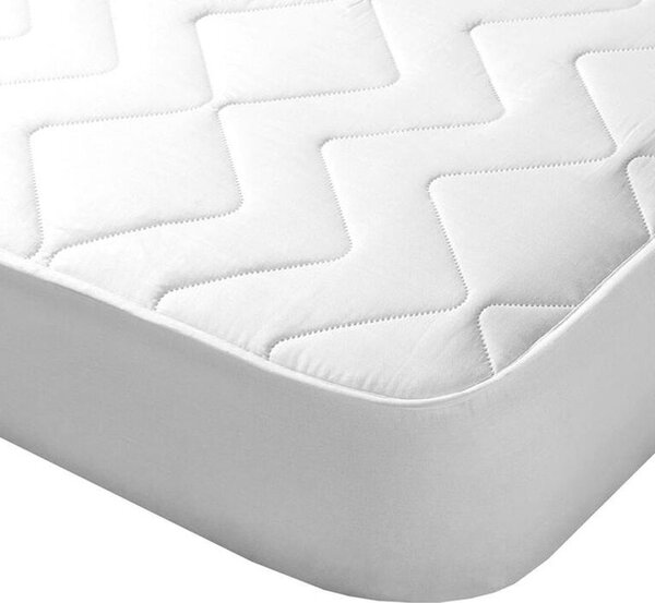 Pikowany ochraniacz na materac z aloe vera biały 90 x 200 cm