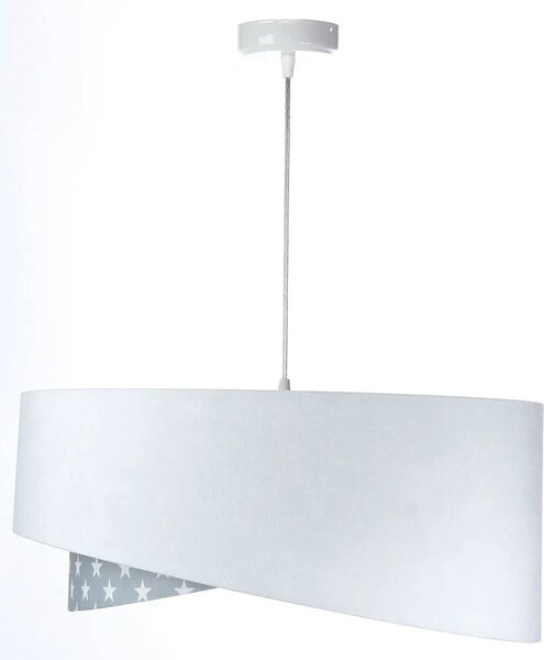 Biało-szara lampa wisząca w gwiazdki - 6X EX1000 D3-S94