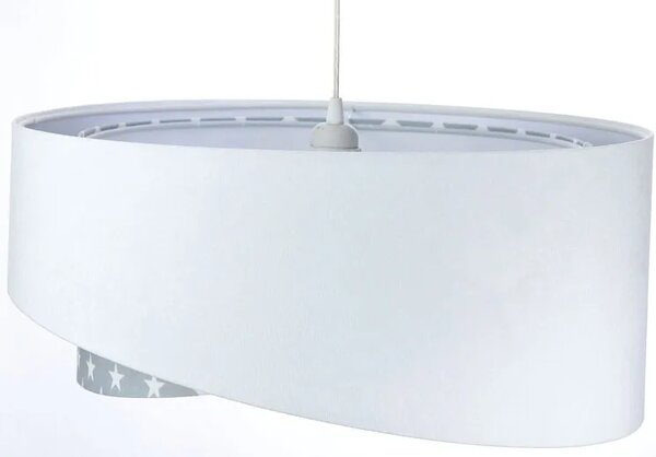 Biało-szara lampa wisząca w gwiazdki - 6X EX1000 D3-S94