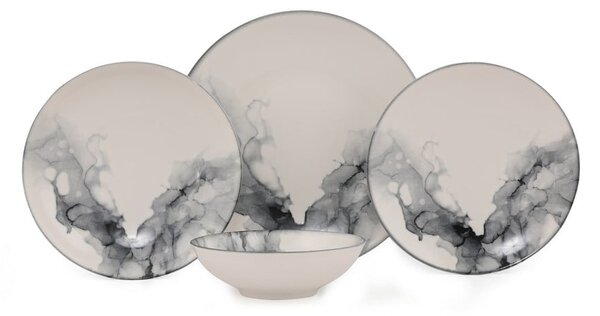Porcelanowy zestaw talerzy 24 szt. – Hermia