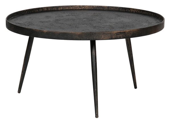 Czarny stolik BePureHome Bounds, ø 76 cm