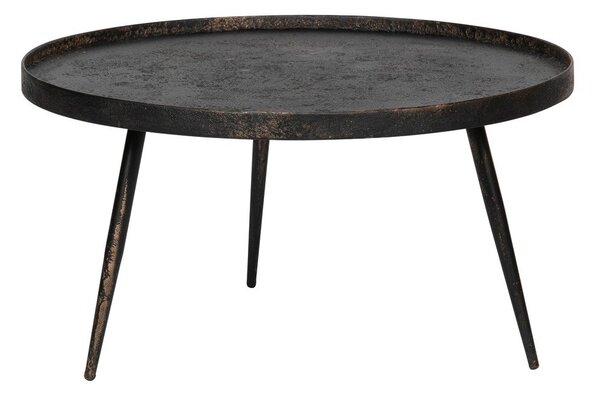Czarny stolik BePureHome Bounds, ø 76 cm