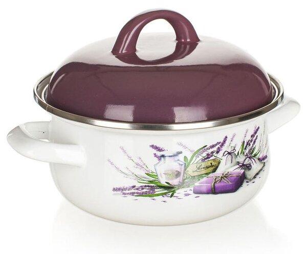 Garnek emaliowany Lavender, BANQUET 1,4 l