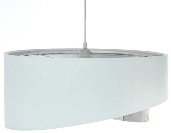 Biało-złota asymetryczna lampa wisząca F8-C05
