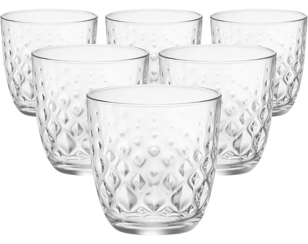 Bormioli Rocco 6-częściowy komplet szklanek Glit, 300 ml, 300 ml