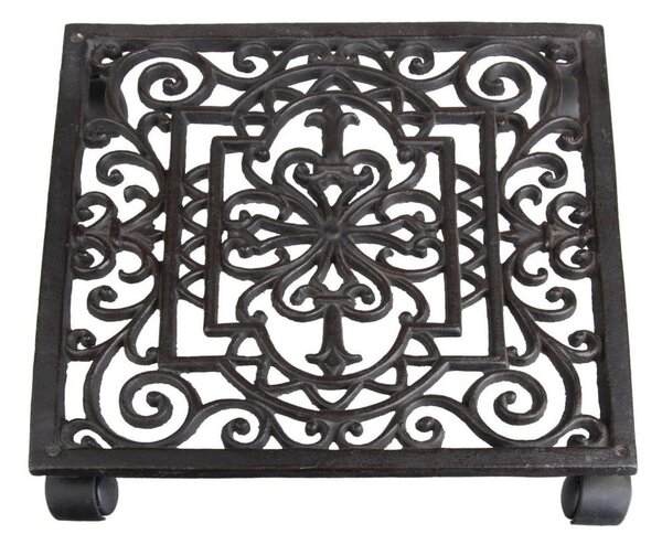 Metalowy kwietnik na kółkach Ornament – Esschert Design