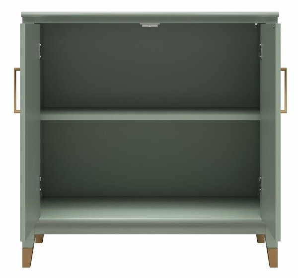 Zielona szafka 86x85x41 cm Westerleigh – CosmoLiving by Cosmopolitan