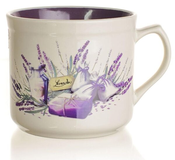 Banquet Kubek ceramiczny BIG LAVENDER 630 ml