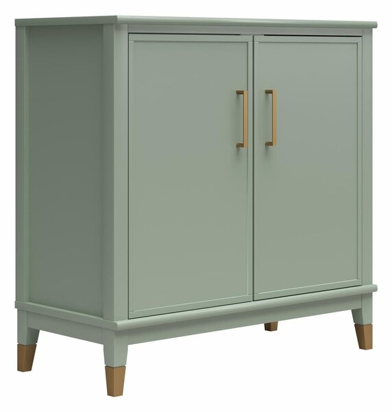 Zielona szafka 86x85x41 cm Westerleigh – CosmoLiving by Cosmopolitan