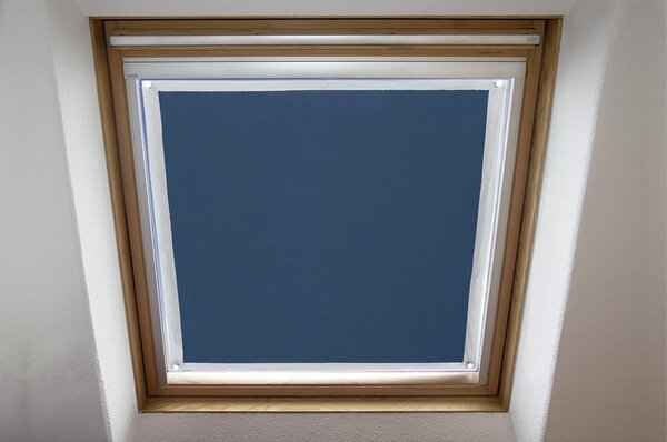 Niebieska termiczna zasłona zaciemniająca 59x114 cm – Maximex