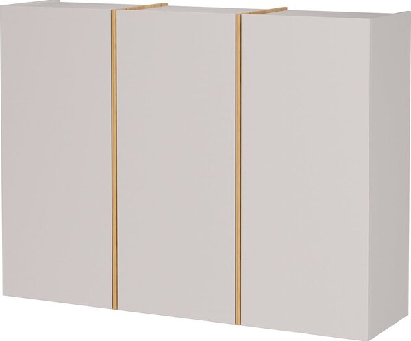 Kremowa szafka pod przedpokoju 138x103x38 cm Libbiano – Germania
