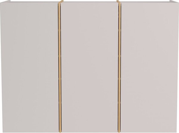 Kremowa szafka pod przedpokoju 138x103x38 cm Libbiano – Germania