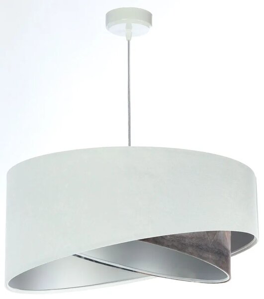 Minimalistyczna lampa wisząca welurowa N0-Z38