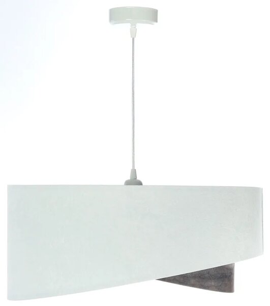 Minimalistyczna lampa wisząca welurowa N0-Z38