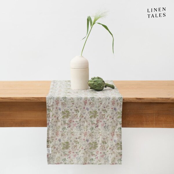 Lniany bieżnik 40x200 cm Botany 2 Lightweight – Linen Tales