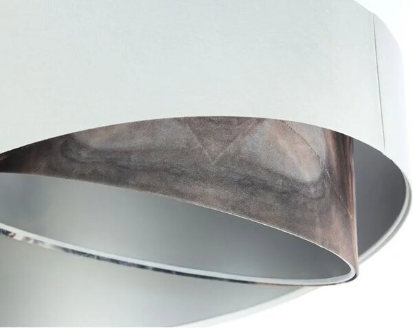 Minimalistyczna lampa wisząca welurowa N0-Z38