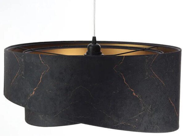 Czarno-złota lampa wisząca glamour F9-W13