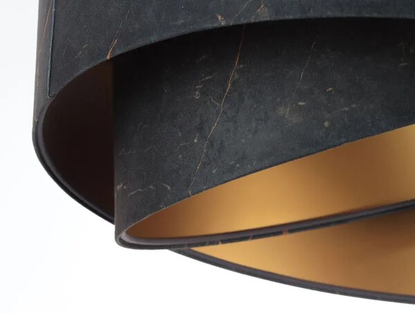 Czarno-złota lampa wisząca glamour F9-W13