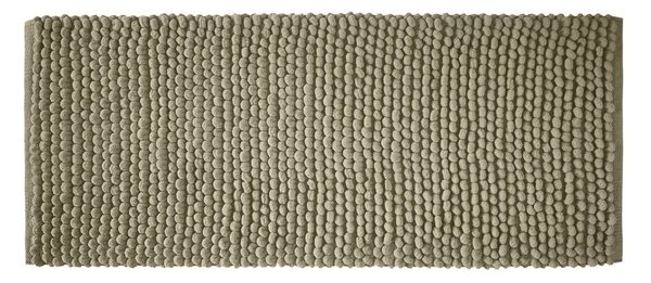 Zielony dywanik łazienkowy 50x120 cm Aspen Bobble – Bianca