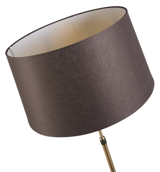 Inteligentna lampa podłogowa brązowa z brązowym kloszem 45 cm z WiFi A60 - Parte