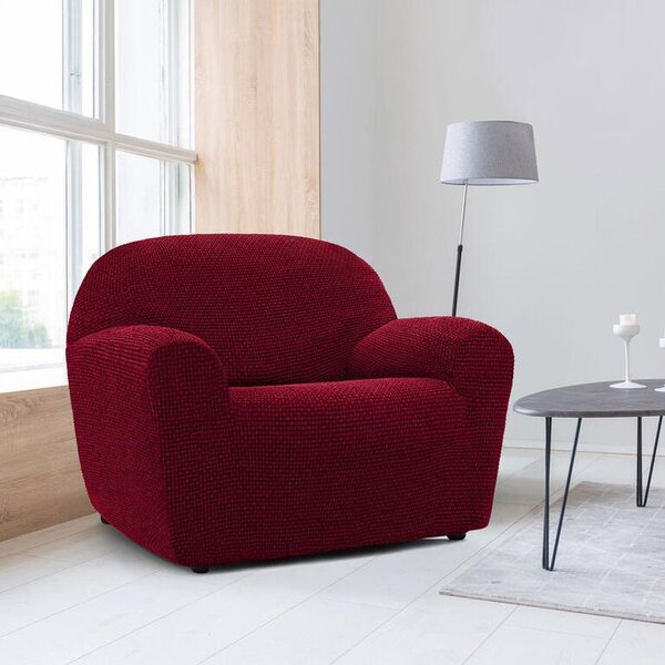 Super streczowe pokrowce NIAGARA bordo fotel (sz. 70 - 110 cm)