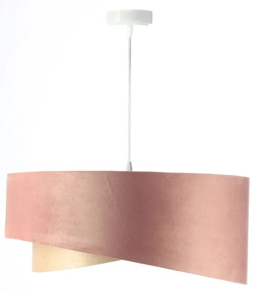 Kolorowa lampa wisząca welurowa z abażurem S8-T90