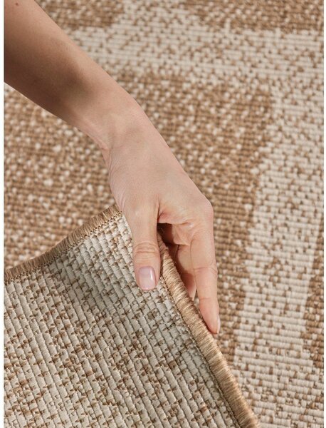 Kremowo-naturalny dywan odpowiedni na zewnątrz 120x170 cm Haringey Ruskin – Ted Baker