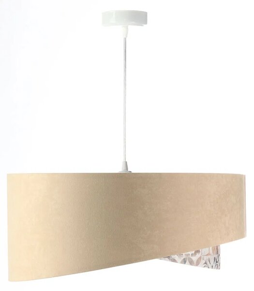 Beżowa lampa wisząca nad stół R5-T65
