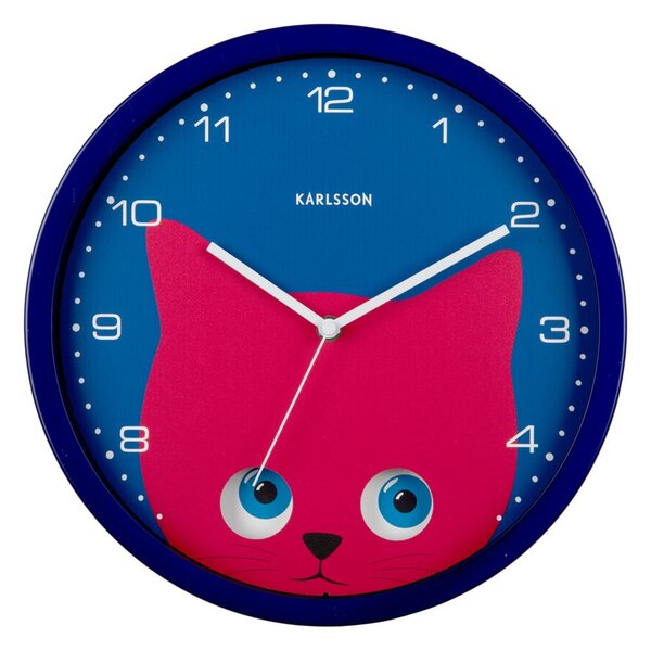 Zegar dziecięcy ø 31 cm Peekaboo Cat – Karlsson
