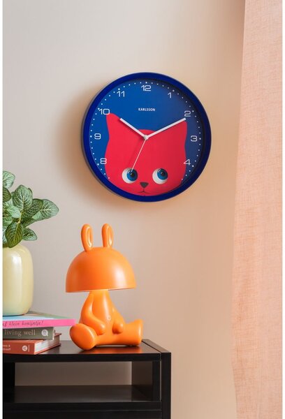 Zegar dziecięcy ø 31 cm Peekaboo Cat – Karlsson
